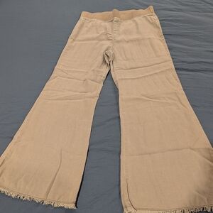 Wearables Size M Tan Fringe Pants